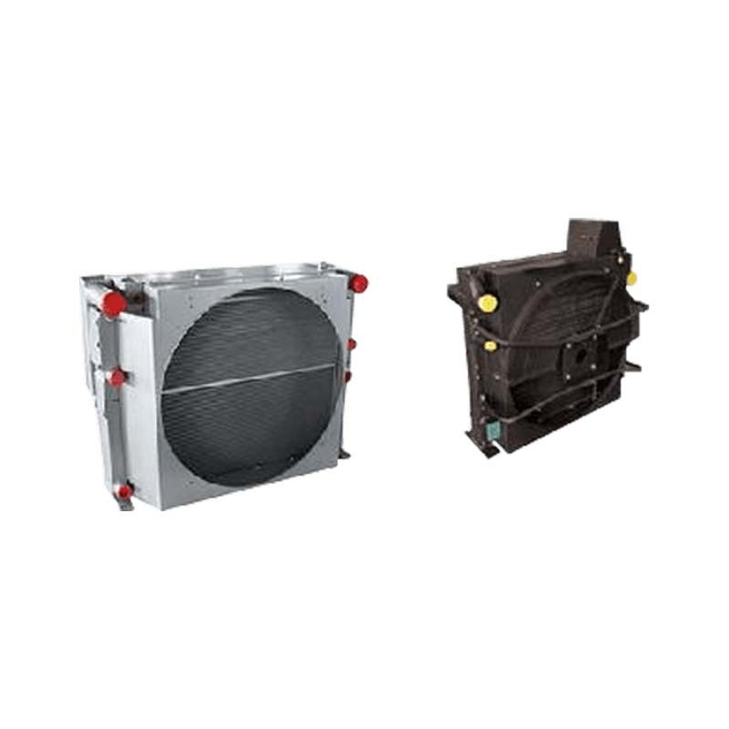 Letvægts gravemaskine varmeveksler